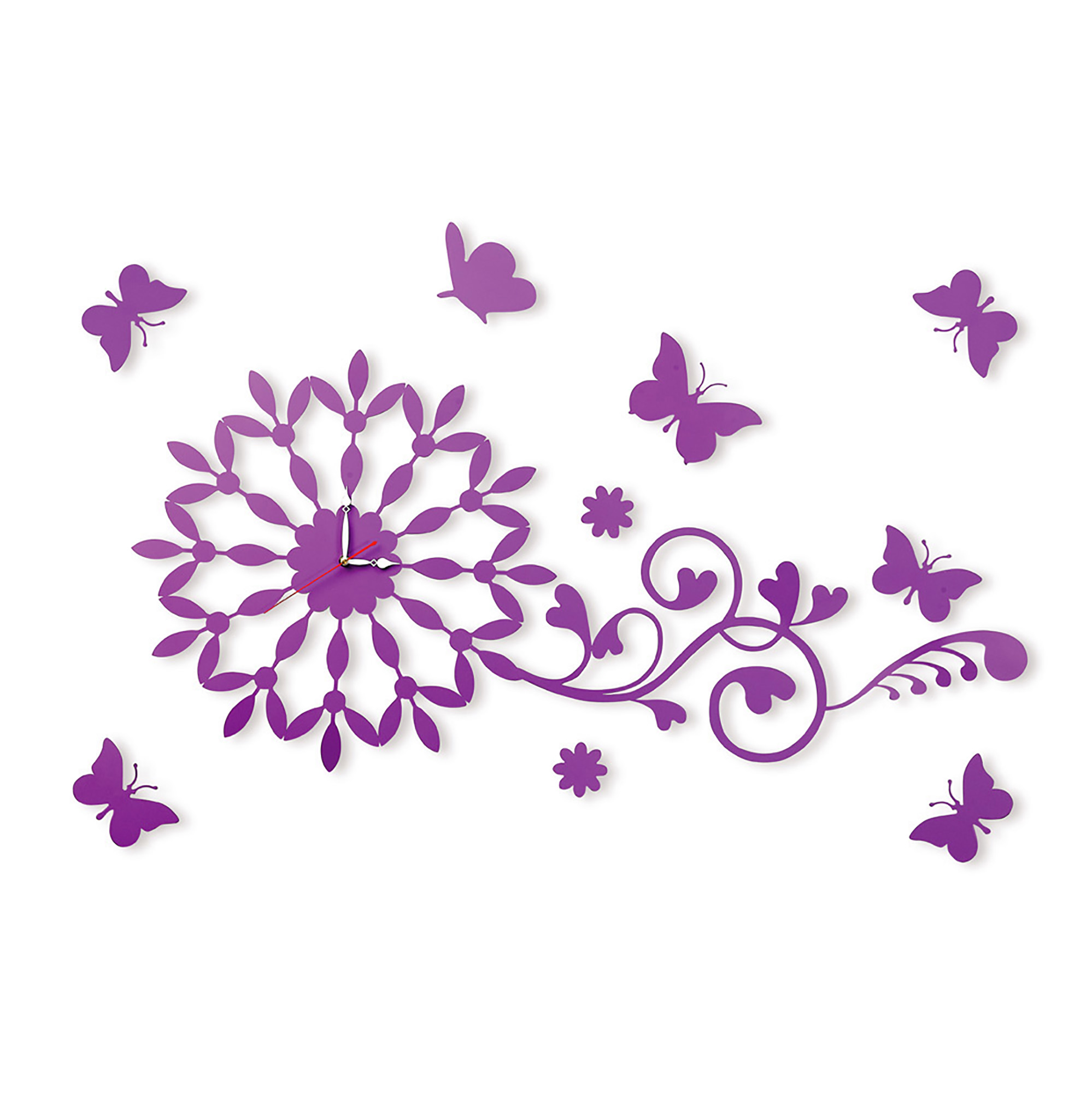 IL70100  Infinity Butterfly Wall Art Clock